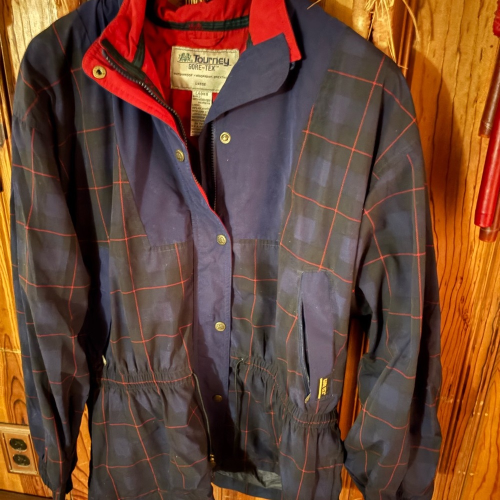 GORE-TEX Navy and Red Women's Jacket
